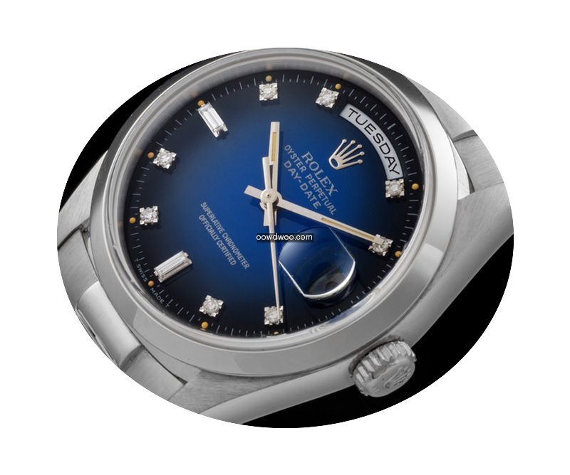 Rolex The Platinum Blue Degradée Presid...