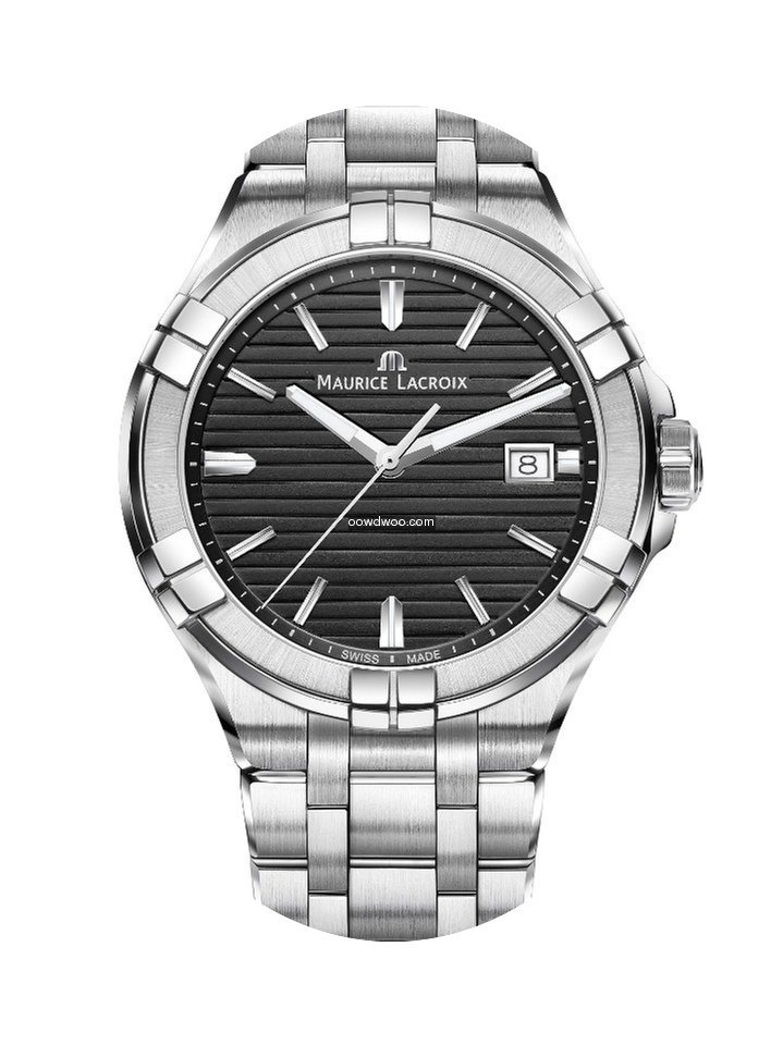 Maurice Lacroix AIKON Index schwarz Datu...