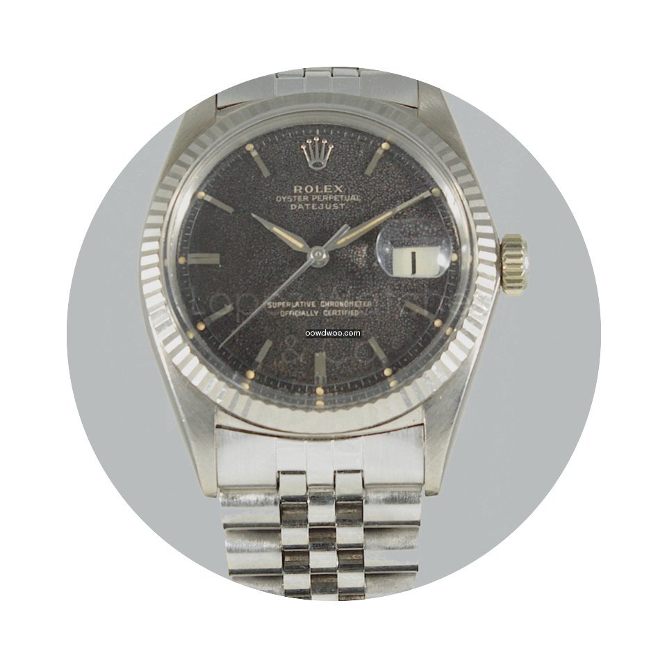 Rolex Datejust white gold tropical dial ...