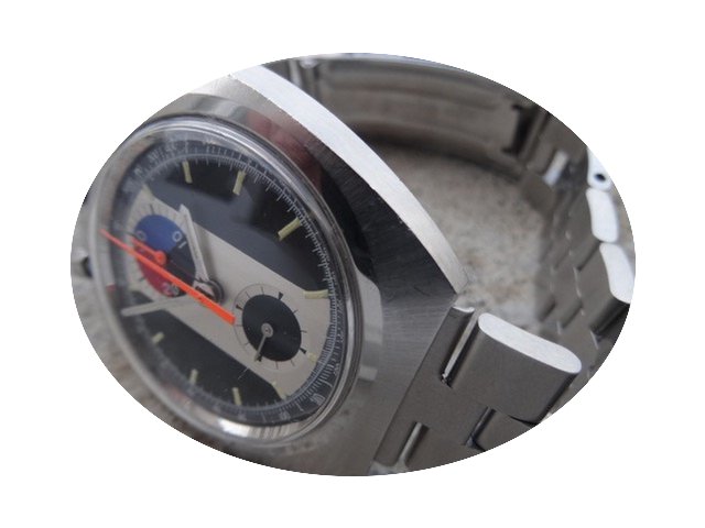 Lemania Bullhead Chronograph with Calibe...