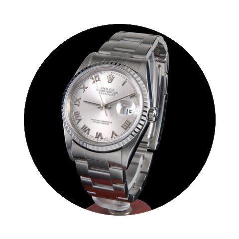 Rolex datejust steel men size...