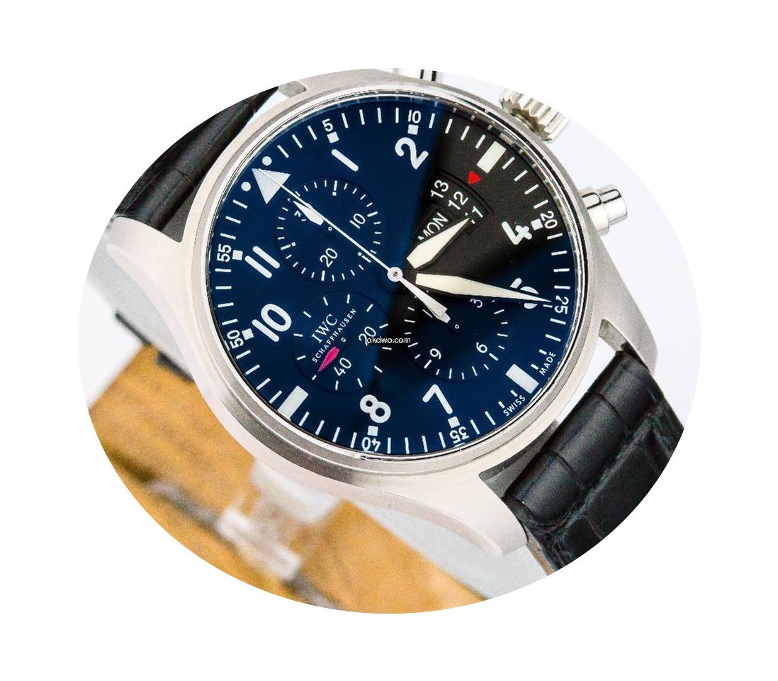 IWC Pilot Chronograph ad: $4,600 IWC Pil...