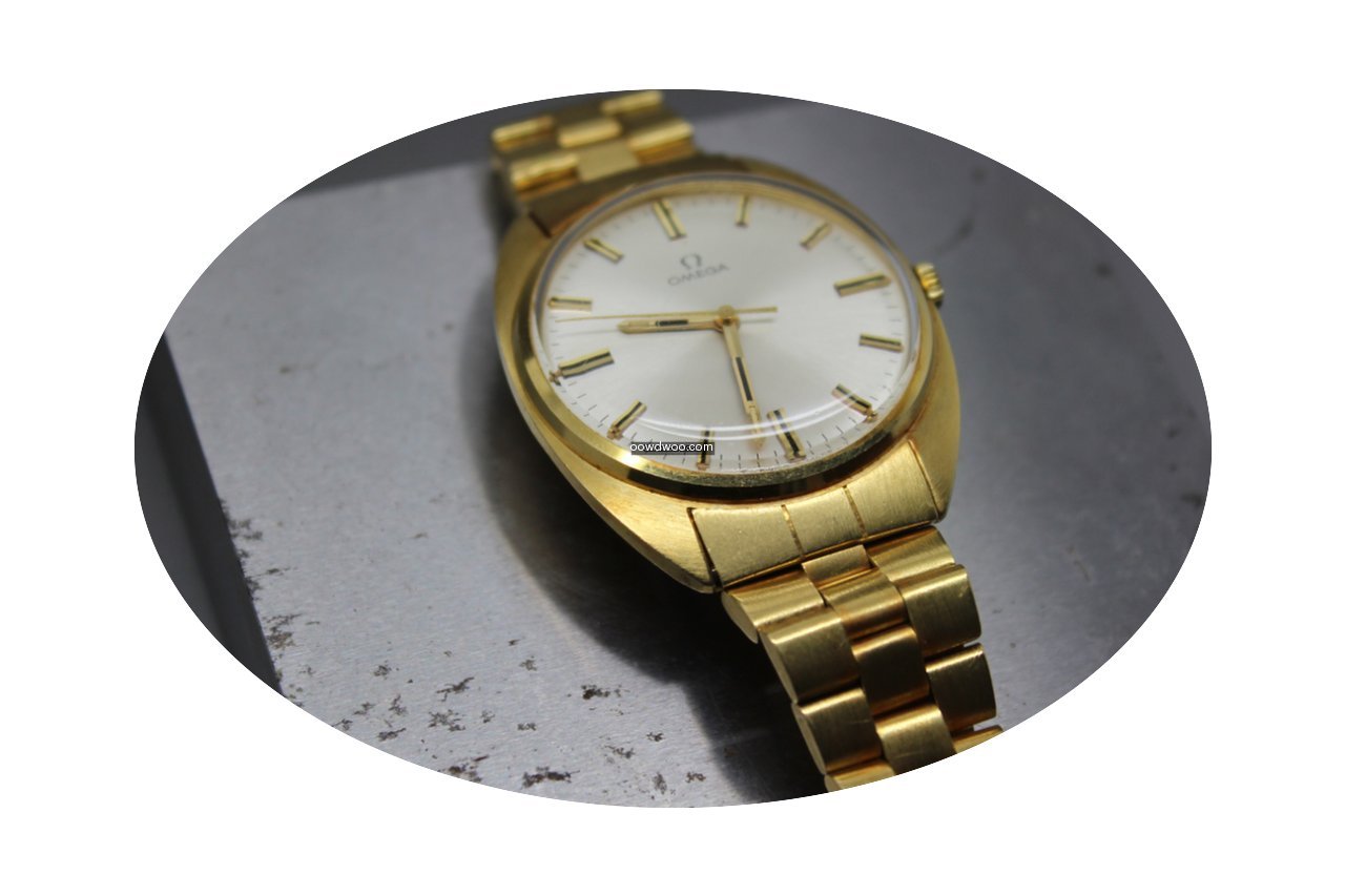 Omega 70's Vintage 18K 750 Gold Handaufz...