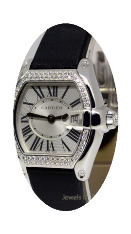 Cartier Roadster 18k White Gold Diamonds...