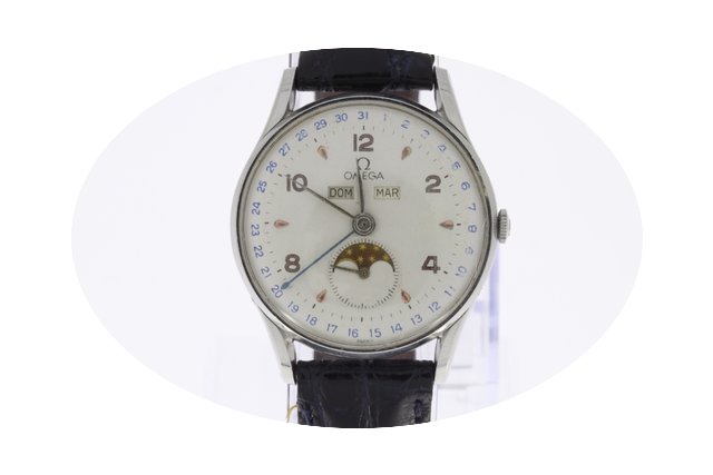 Omega Cosmic Calendar Vintage Watch stee...
