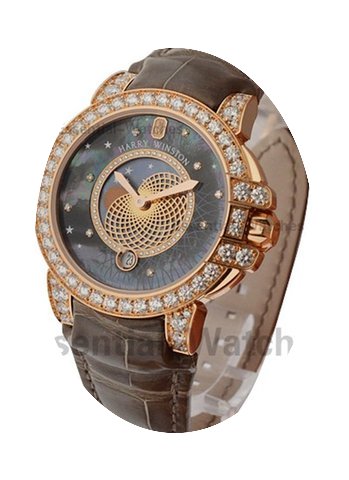 Harry Winston Ocean Lady Monphase Quartz...