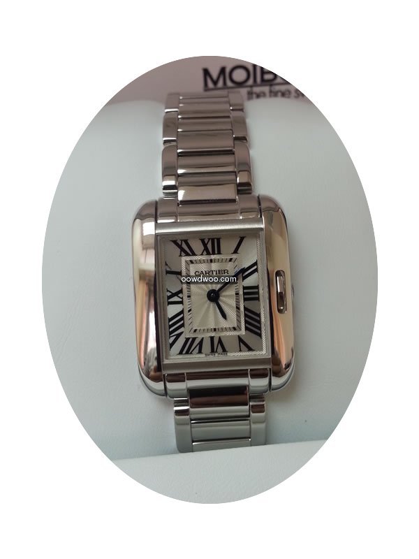 Cartier W5310023 Tank Anglaise 18K White...