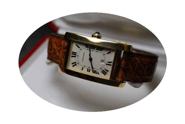 Cartier tank americane oro automatic...