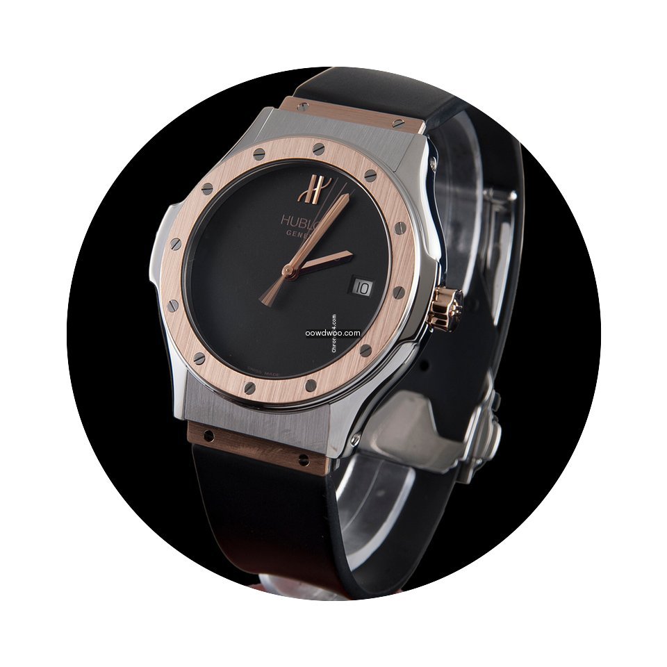 Hublot classic steel and gold men size q...