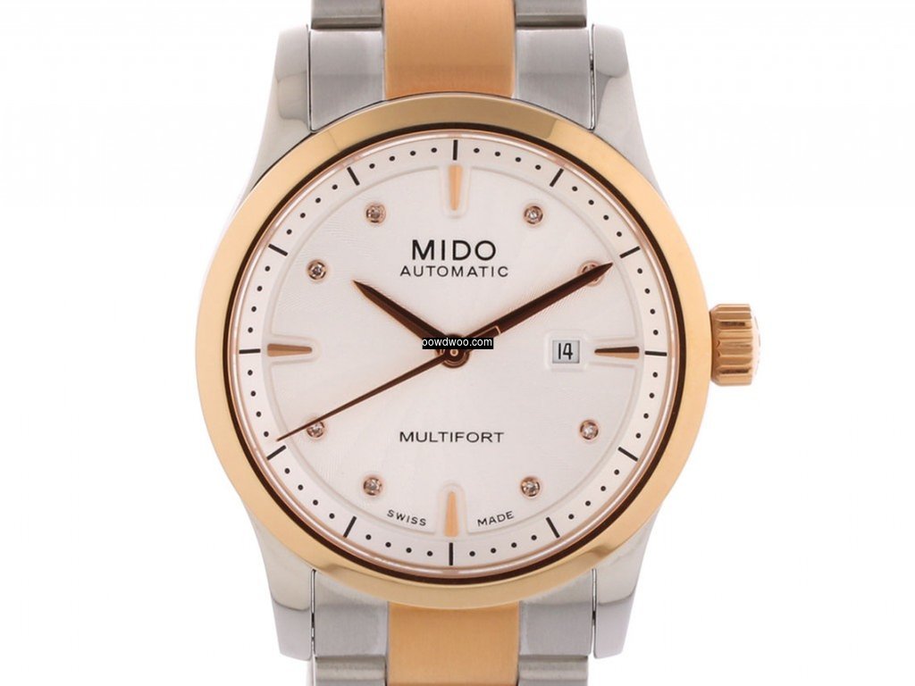 Mido Multifort Lady Stahl Roségold PVD ...