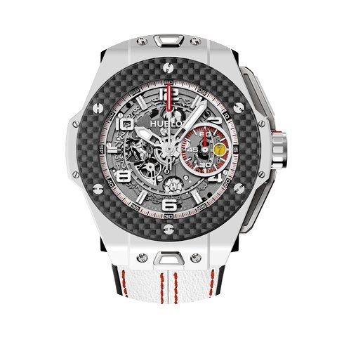 Hublot Ferrari White Ceramic Carbon Limi...