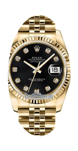 Rolex Datejust 36mm Yellow Gold Midsize ...