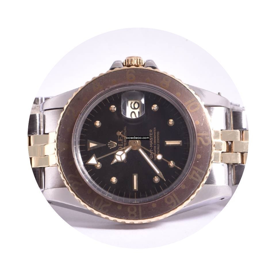Rolex GMT Master 1675 Nipple Dial...