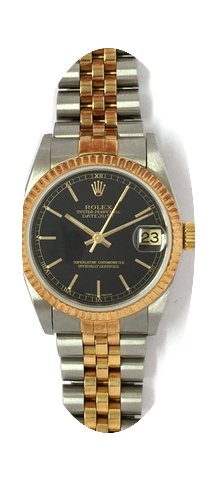 Rolex NOS Datejust Midsize Steel & G...