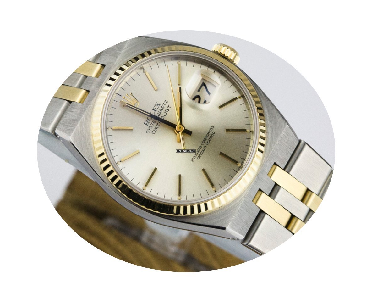 Rolex DATEJUST OYSTERQUARTZ GOLD/STEEL R...