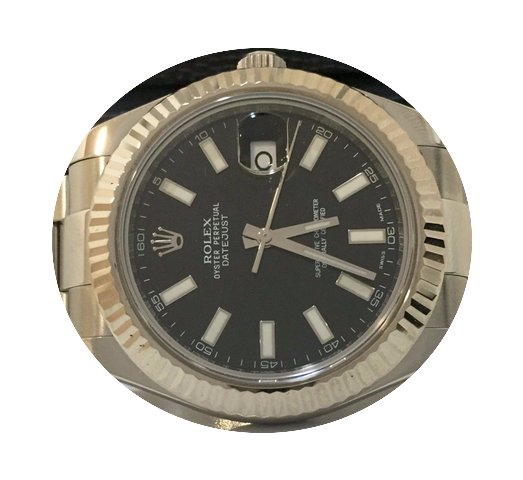 Rolex Datejust Il 41mm Bezel De Ouro Bra...