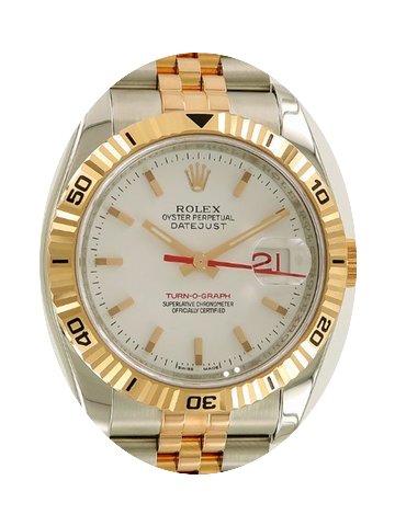 Rolex Datejust Turn-O-Graph Rose Gold/St...