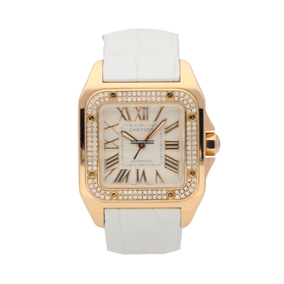 Cartier Santos 100 WM50450M - Rose Gold ...