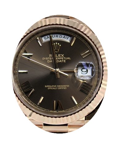 Rolex Day-Date 40 228235-CHORP Chocolate...