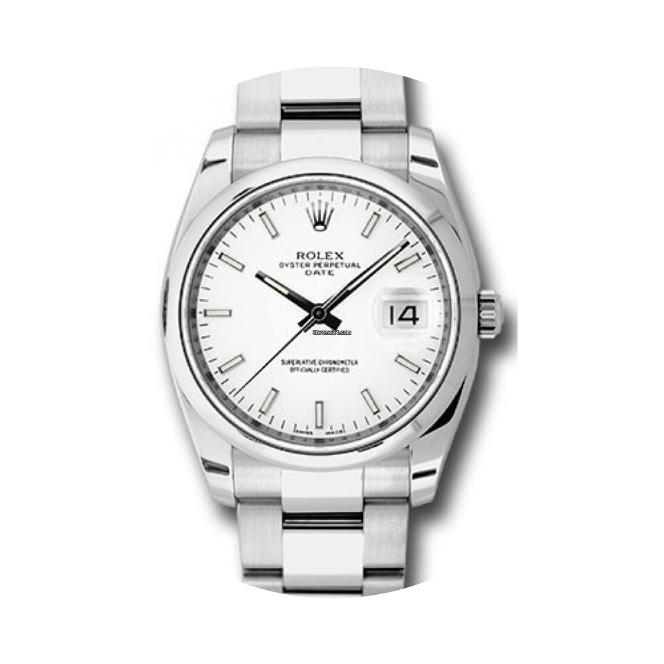 Rolex Date 115200 34mm Stainless Steel O...