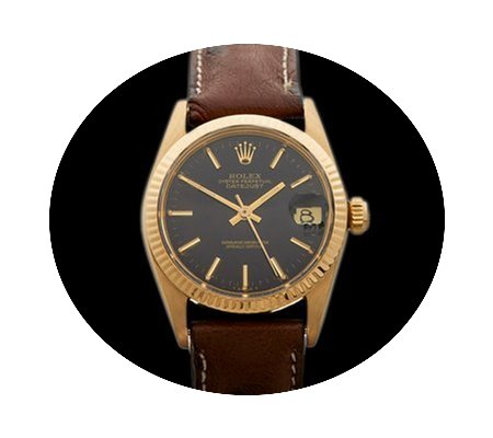 Rolex Datejust 18k Rose Gold Unisex 6827...
