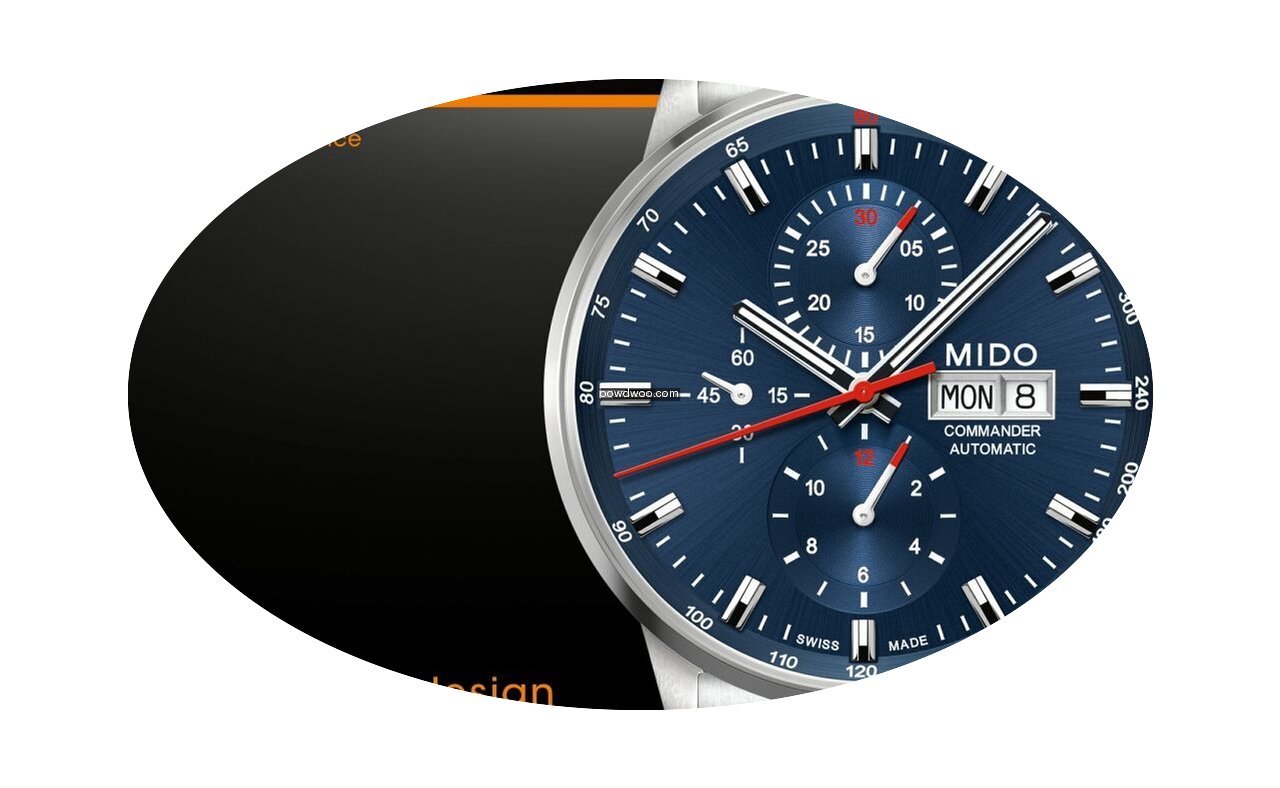 Mido Commander Chronograph Caliber 60...