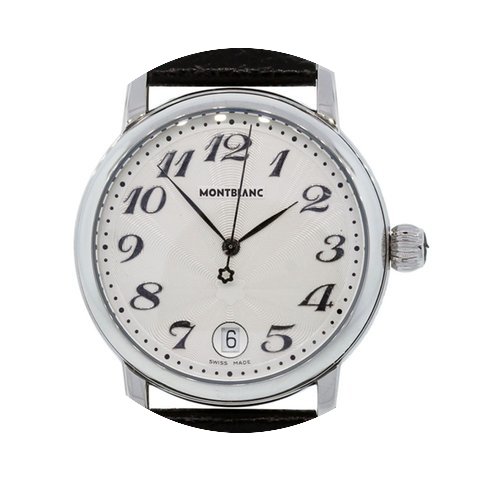 Montblanc 7042 Meisterstuck Steel on Lea...