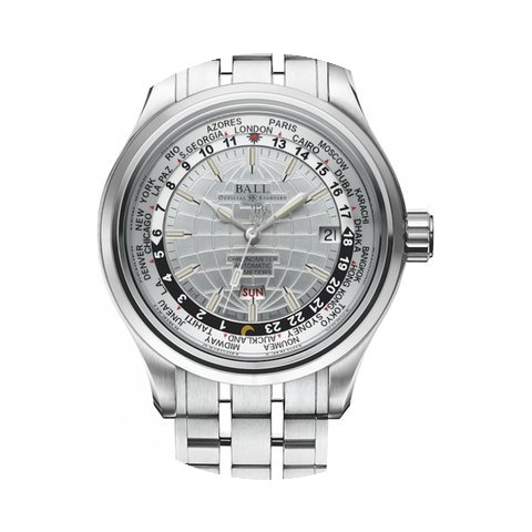 Ball Trainmaster Worldtimer Automatik He...