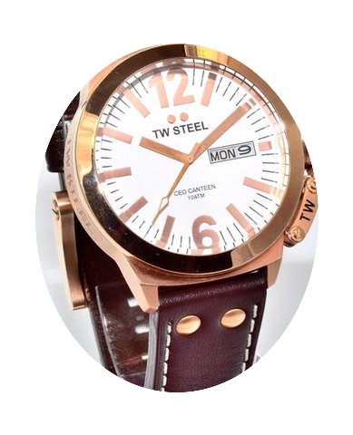 TW Steel CEO Canteen Watch 45mm Rose Ton...