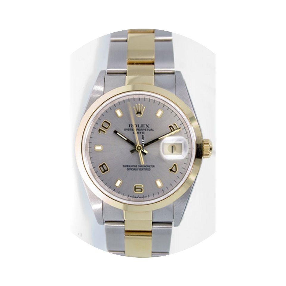 Rolex Date 15203 34mm Stainless Steel & ...