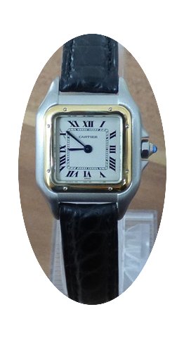 Cartier Panthere Stahl / 18k Gold revisi...