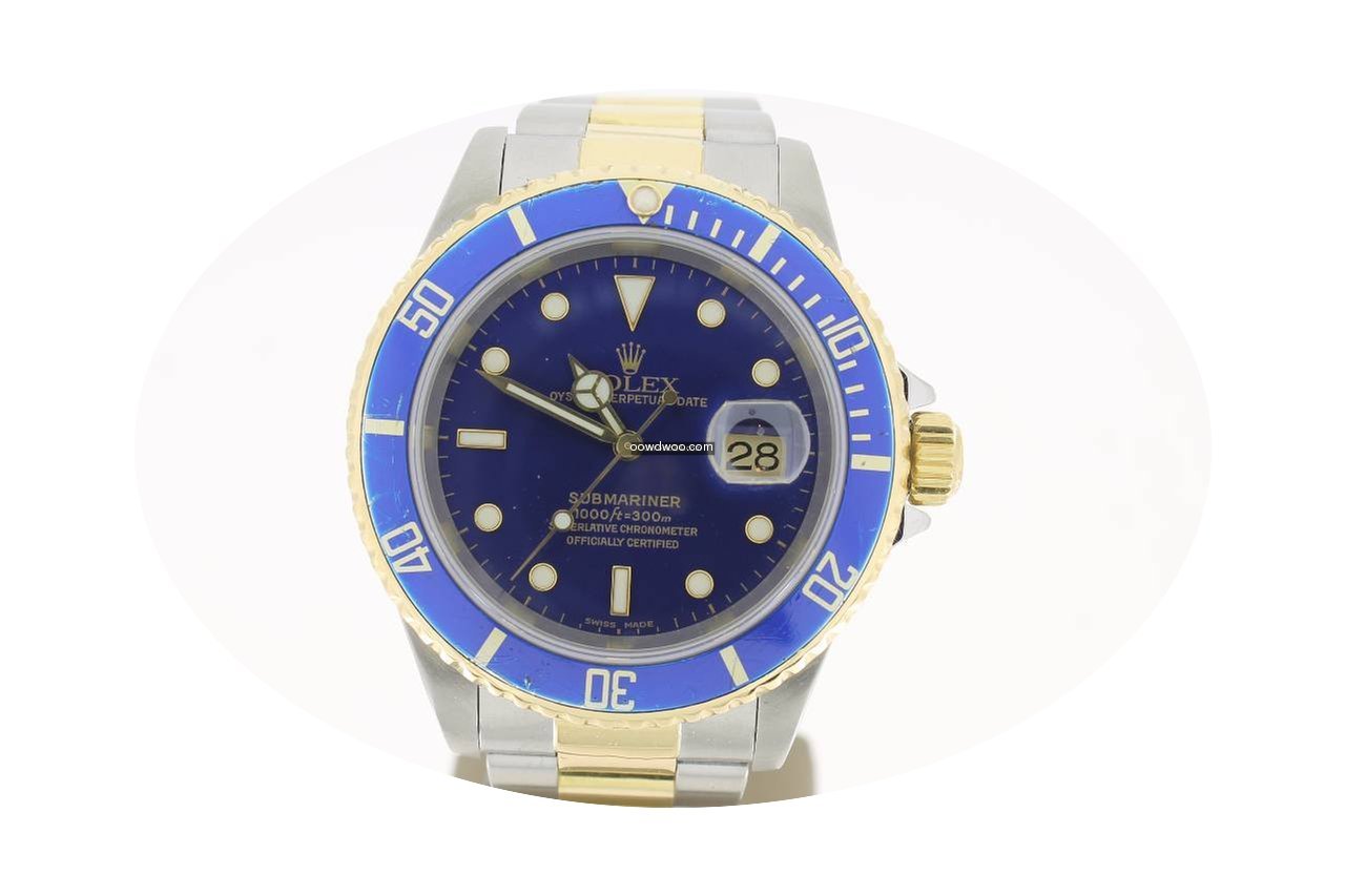 Rolex Submariner Date Steel/Gold BlueDia...