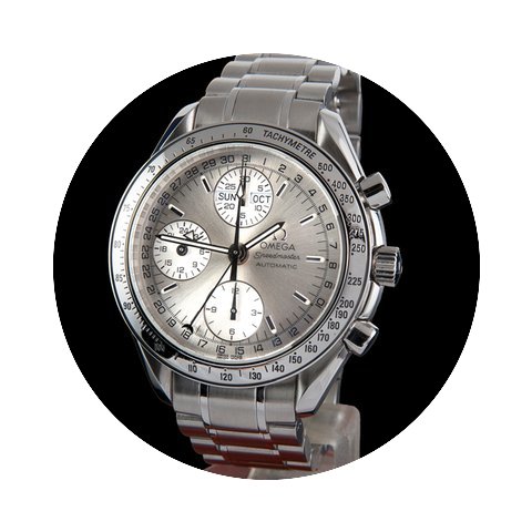 Omega speedmaster triple date steel auto...