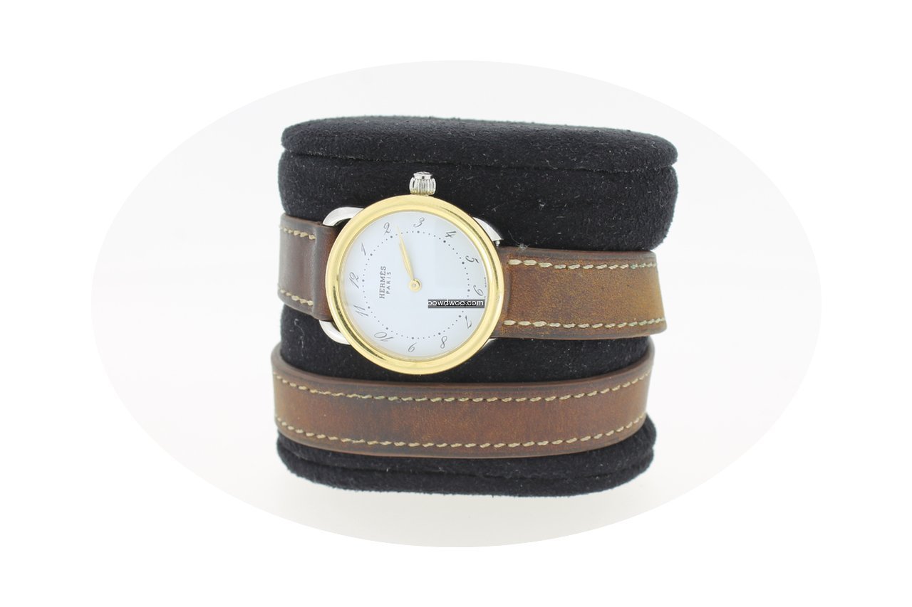 Hermès Arceau Long Strap (B&P2012) Stee...