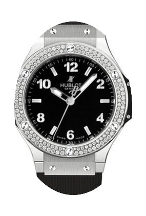 Hublot Big Bang Quartz Steel Diamonds...