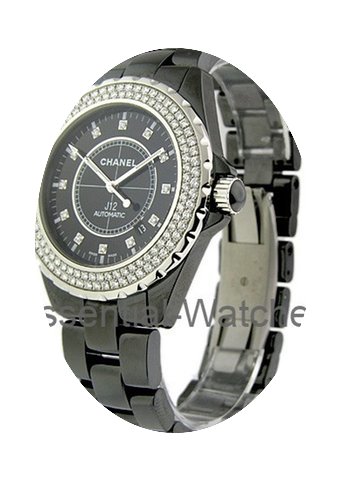 Chanel Full Size J12 with Diamond Bezel ...