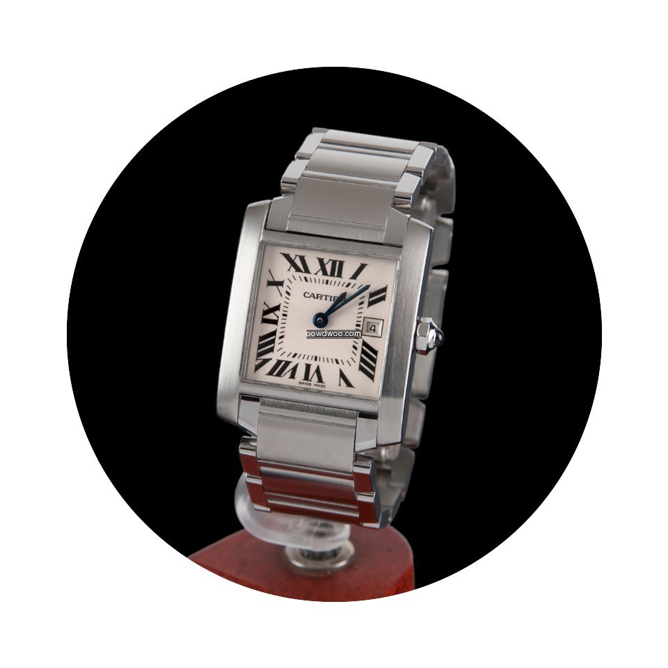 Cartier Tank Francaise Steel Quartz Medi...