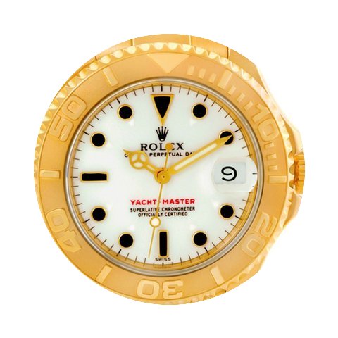 Rolex Yachtmaster Midsize 18k Yellow Gol...