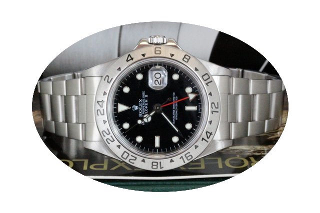 Rolex Explorer 2 16570 Black Dial...