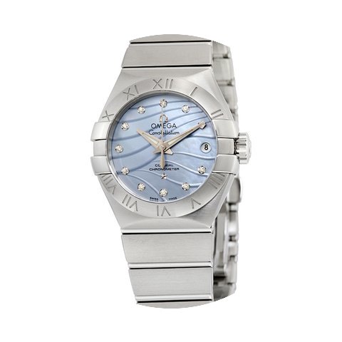 Omega Constellation Co-Axial Blue Mother...