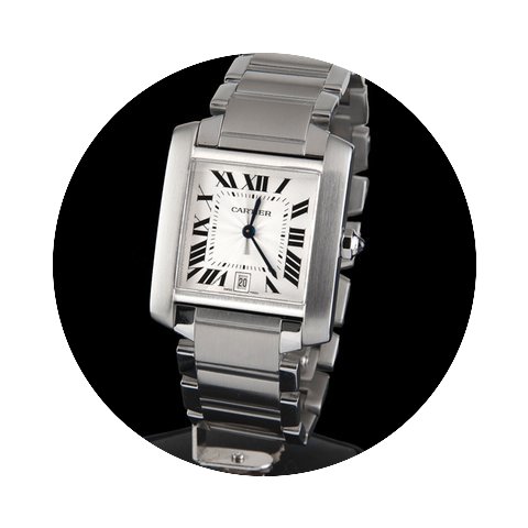 Cartier TANK FRANCES STEEL...