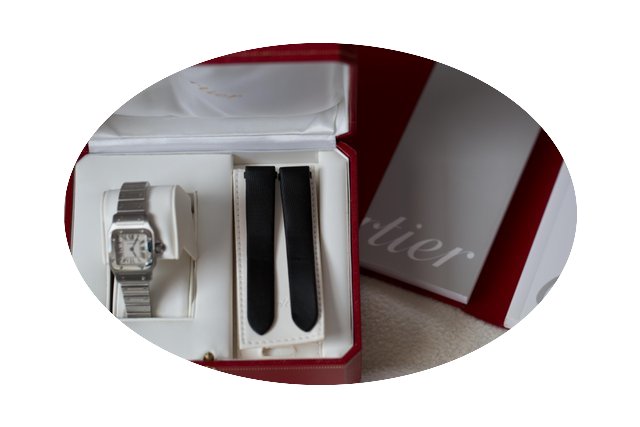 Cartier Ladies Santos, Stahl...