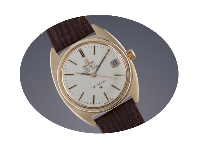 Omega Constellation gold capped automati...