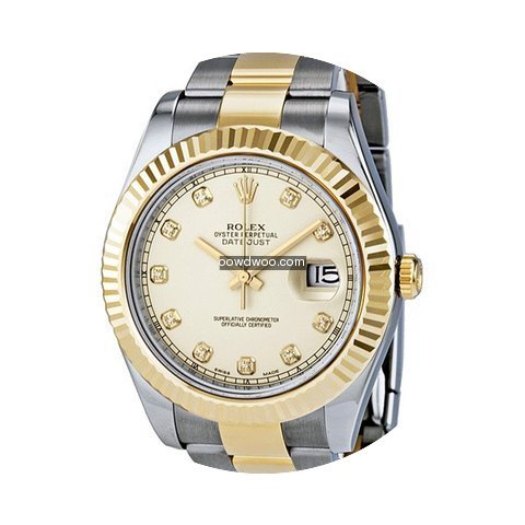 Rolex 116333 Diamond Ivory Dial...