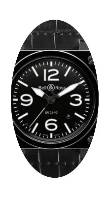 Bell & Ross BR 03-92 BLACK CERAMIK N...
