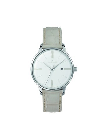 Junghans Meister Damen Farbe Weiß Beige...