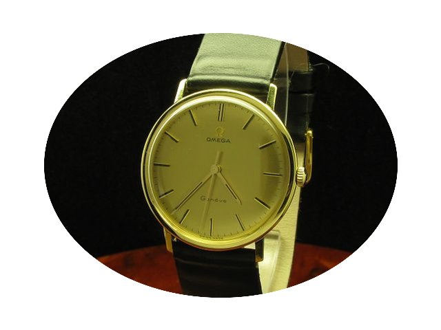 Omega Geneve 18kt 750 Gold Handaufzug He...