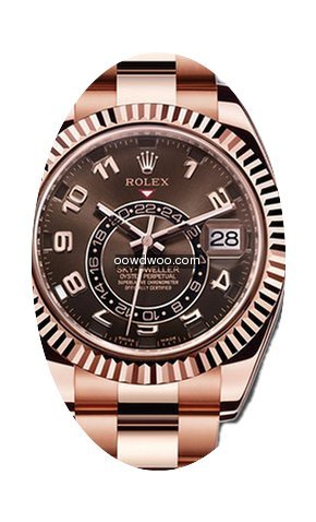 Rolex SKY-DWELLER 42MM EVEROSE GOLD...