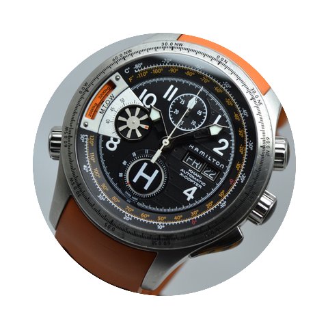 Hamilton Khaki Aviation X Copter Orange ...