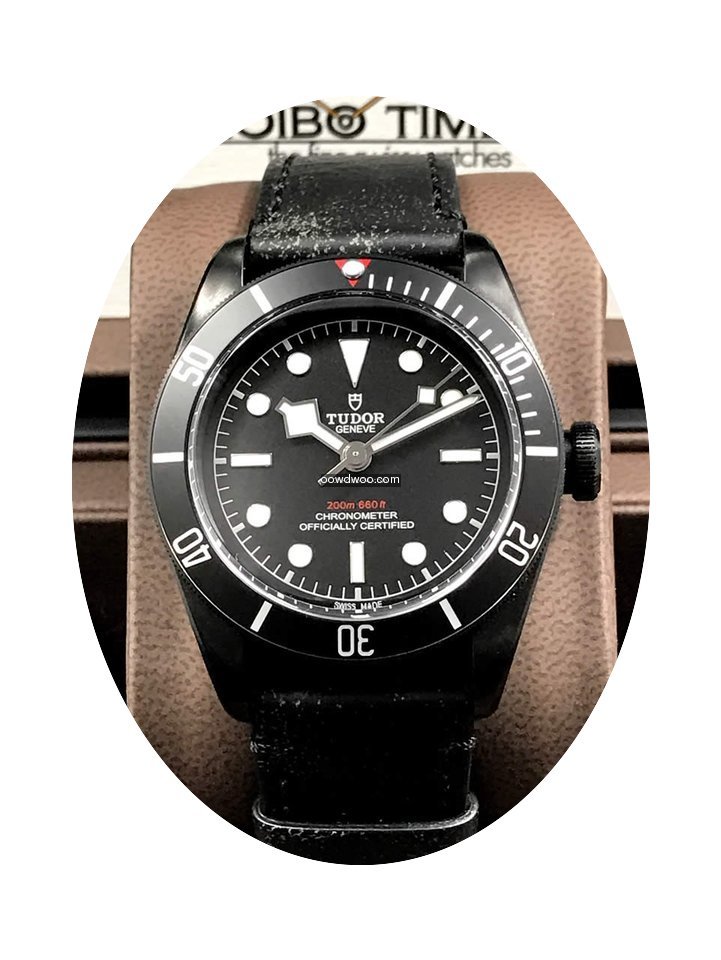 Tudor Heritage Black Bay Leather Strap V...